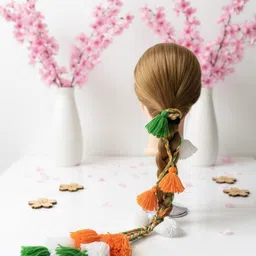 mr collection Woolen Paranda for Women & Girls | Traditional Braid Accessory Hair Extension image 5