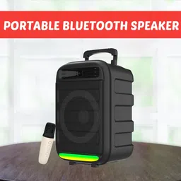 FRONY Monster (WIRELESS TOWER SPEAKER) Dynamic Thunder Sound With Karaoke MicK217 35 W Bluetooth Tower Speaker-picture-15