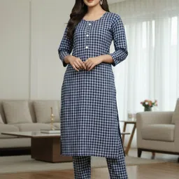 znma Women Wool Kurti Pant Set-picture-19