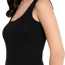 jaydison Women Black, Maroon, Red Tank Top/Vest image 3