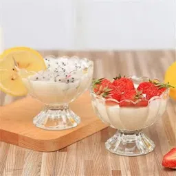 libra Glass Dessert Bowl ICE CREAM BOWL SET 150 ml pack of 6 image 2