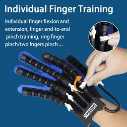 sinagar C10 Rehabilitation Glove Right Hand Stroke Training – Size M Medical Reacher & Grabber image 3