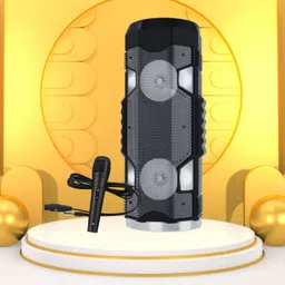 Clairbell Bluetooth Party Speaker with mic, AUX/TF Card USB, With Deep Bass Sound A393 20 W Bluetooth Laptop/Desktop Speaker-picture-24