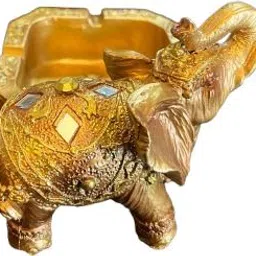 celestino Gold Polyresin Ashtray image 4