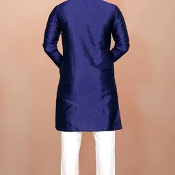 anrex Men Self Design Jacquard Straight Kurta image 3
