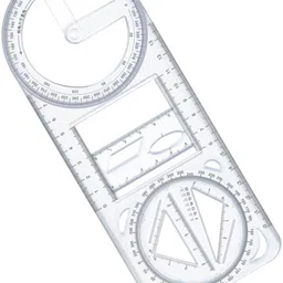 daizen's Multifunctional Geometric Ruler Mathematics Drawing Template Ruler-picture-16