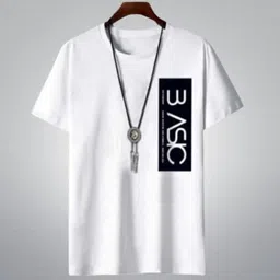 stylesmyth Pack of 2 Men Printed Round Neck Polyester Black, White T-Shirt image 3