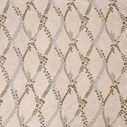 florida 180 TC Microfiber Floral Double Bedsheet with 2 Pillow Covers (Peach, 245x228 CM) image 4