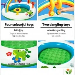 hornflow Inflatable Activity Pool – Swing and Play Inflatable Swimming Pool image 5