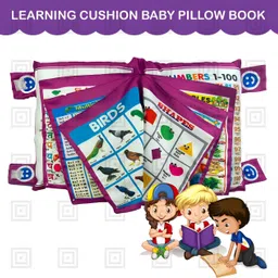 sharvil Cotton Baby Pillow Pack of 1 Animals, Birds, Fruits-picture-11