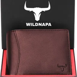 wild napa Men Maroon Genuine Leather RFID Wallet-picture-23