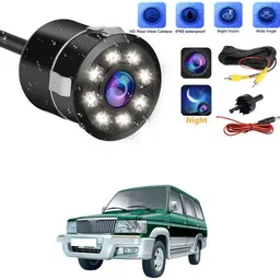 lovmoto Car HD Rear View 8 Led Camera Night Vision Reversing Back For Qua-lis Car HD Rear View 8 Led Camera Night Vision Reversing Back For Qua-lis Parking Sensor image 4