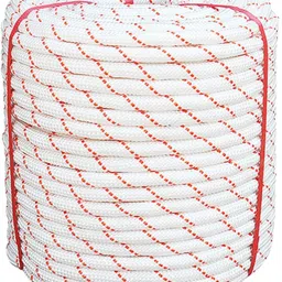 white tech 12mm Climbing Static Rope High Strength Safety Rope, Hiking Climbing Rappelling White-picture-24