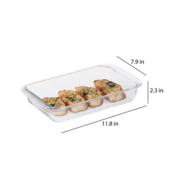 femora Premium Rectangle Borosilicate Glass Baking Dish image 3