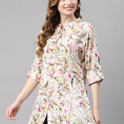 divena Women Regular Fit Floral Print Casual Shirt image 3