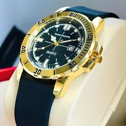 daniel radcliffe Primium Quality Adjustable Belt Date Function Working Long Lasting Analog Watch - For Men CS Silver image 2