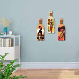 shree sanwariya crafts Eye-Catching Bottle Shape Design Wall Hanging for Home Decor Gift Item image 2