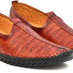 provogue Men’s Handmade Sole Stitch Loafers | Synthetic Loafers For Men image 5