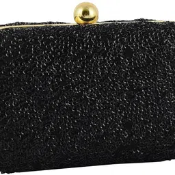 d'vine luxe Casual Black Clutch image 2