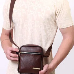 batuta hub Brown Men & Women Sling Bag Sling Bag Small Sling Bag for Men | Chest Slinger bag | Crossbody Bag| Side Bag-picture-24