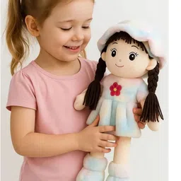athravtoys Soft doll for kids Plush Stuffed Toy Colorful Dress cute gift for girls_A362 - 40 cm-picture-11