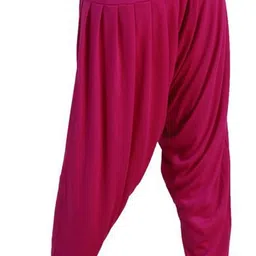 casual365 Viscose Rayon Solid Patiala image 3