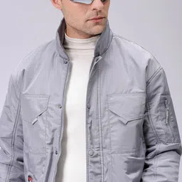 the indian garage co. Men Solid Quilted Jacket-picture-21