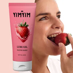 yim yim Strawberry Pleasure Gel – Smooth Water-Based Lube for Intimate Comfort Lubricant image 1