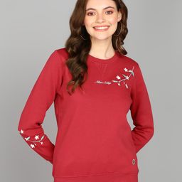 allen solly Women Full Sleeve Embroidered Sweatshirt-picture-44