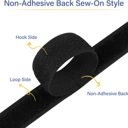 welpro 25MM 5MTR NON ADHESIVE TAPE FOR SEWING CRAFT CLOTHES Sew-on Velcro-picture-10