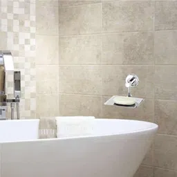 gloxy Single Soap Dish Holder for Bathroom | Wall Mount Stainless Steel Soap Stand 5 inch 1 Bar Towel Rod image 5