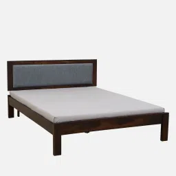 woodsworth from pepperfry Narvik Sheesham Wood King Size Bed In Provincial Teak Finish image 4