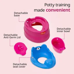 luvlap Adaptable 2 in 1 Potty Training Seat for 1+Yr child with Detachable Potty Bowl Potty Seat image 2