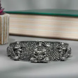 white chimes Brass Silver Coated Bracelet image 2