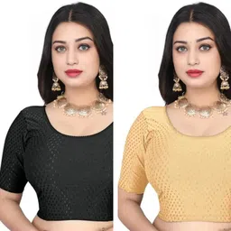 pritam trendz Round Neck Women Blouse-picture-11
