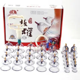 AcuHealth 32C-1 Biomagnetic Chinese Vacuum Cupping Therapy Set 32 Cup Massager image 2