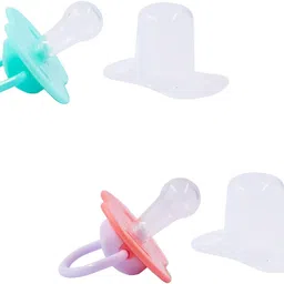 lilz caress Non-Toxic BPA-Free Silicone Safe and Flexible Soft Nipple Baby Pacifier - Pack of 2 (EL-02) Soother-picture-32
