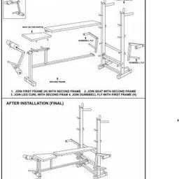 shivam sports Multipurpose Fitness Bench image 3