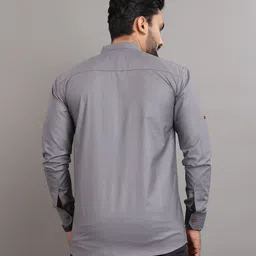 nofilter Men Solid Pure Cotton Straight Kurta image 3