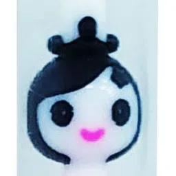 yunicorn max Stylish Barbie Doll Toothbrush with Protective & Hygiene Lid Cover. Ultra Soft & Gentle Bristles Specially for your PRINCESS Extra Soft Toothbrush image 3