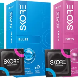 skore COOL, BLUES AND DOTS Condom image 1