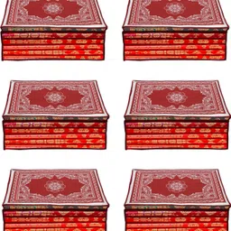 CHAMPARAN Premium Top-Notch Quality Saree packing packet For Wardrobe Organizer Cotton Laundry Bag-image-40