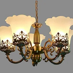 baslash 5 Lights Round Cluster Chandelier Black Diamond Hanging Pendant Chandelier Ceiling Lamp-picture-19