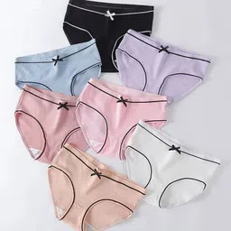 Pack of 3 Women Hipster Multicolor Panty-image-2