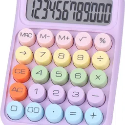 gokich 87542 Colorful Handheld Calculator with Large Display, Big Round Buttons Easy to Press Basic Calculator-picture-25