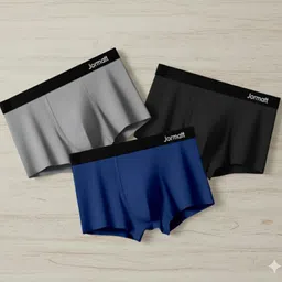 jormatt Pack of 3 Solid Men Trunk-picture-23