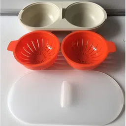 sancorp Food Grade Double Cup Egg Boiler, Home Kitchen BPA Free Egg Cooker image 5