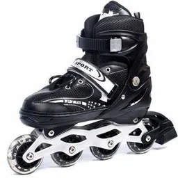 infinity trade High quality Skating in-line Shoe have different size and with PU LED wheel In-line Skates - Size 6-9 UK In-line Skates - Size 6-9 UK (Black) In-line Skates - Size 6-9 UK-picture-25