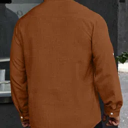 leriya fashion Men Self Design, Solid Linen Blend Straight Kurta image 2