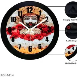 craftsjagdamba Analog 25.4 cm X 25.4 cm Wall Clock image 2